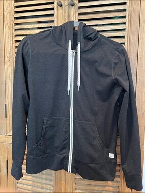 Vuori Halo Performance Hoodie 2.0 Charcoal Black Heather Small VW268